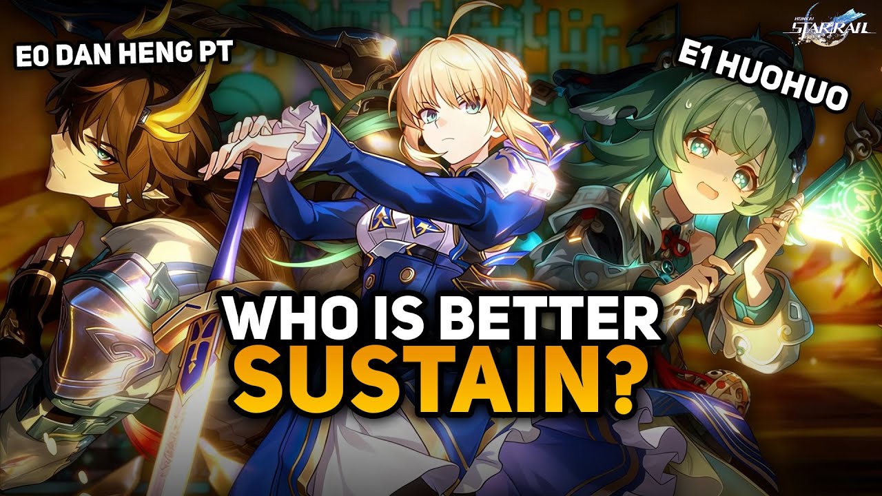 Who Is Best Sustain For Saber? | E1 Saber & Dan Heng PT vs Huohuo vs NEW MOC | Honkai Star Rail 3.8