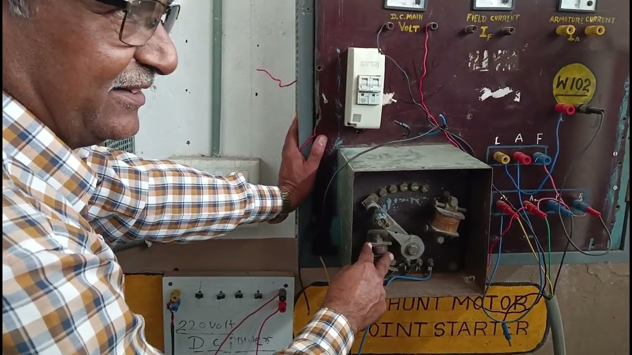 DC motor Starters maintenance 3 point &4  point Starter