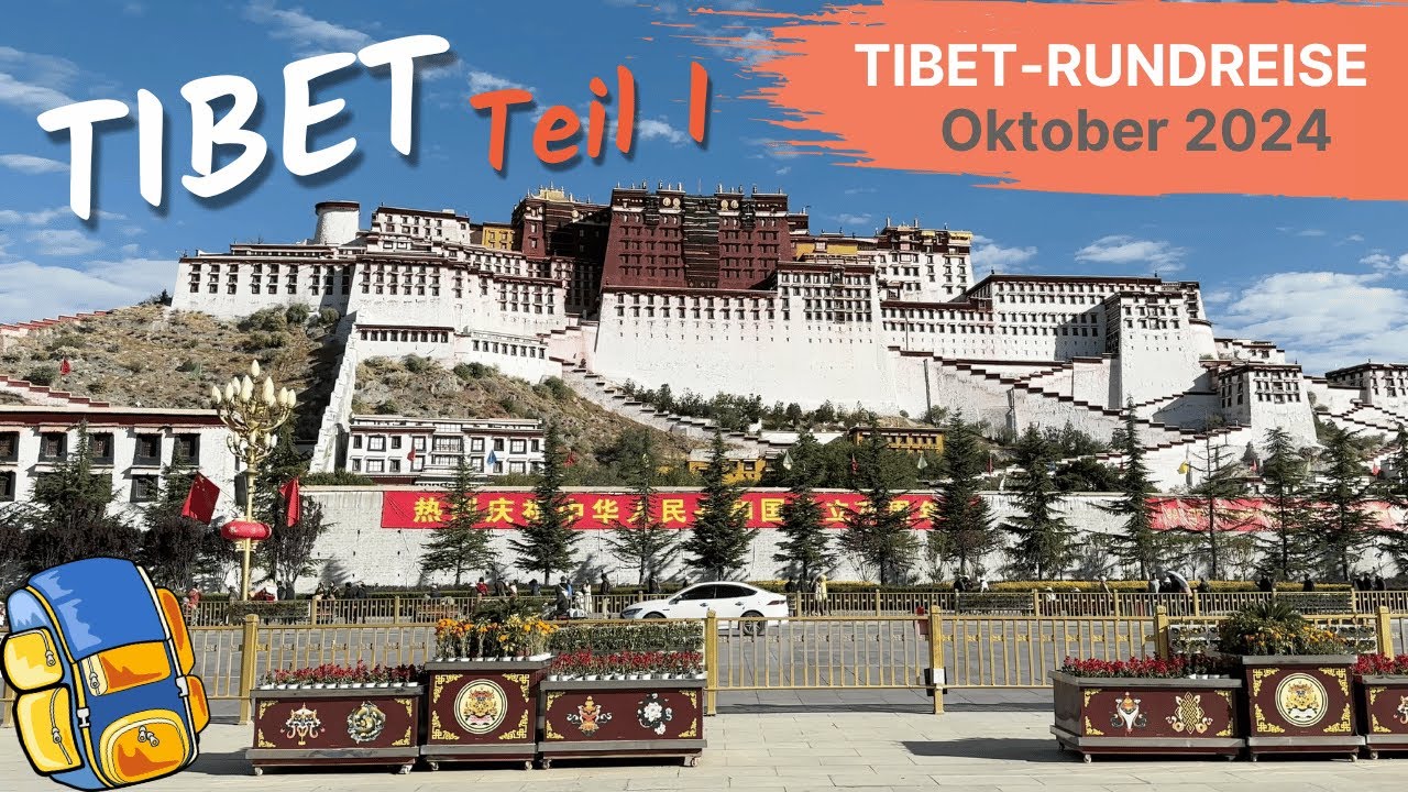 Tibet  🎒 Rundreise Teil 1 🚌 Von Lhasa bis zum Everest Basecamp