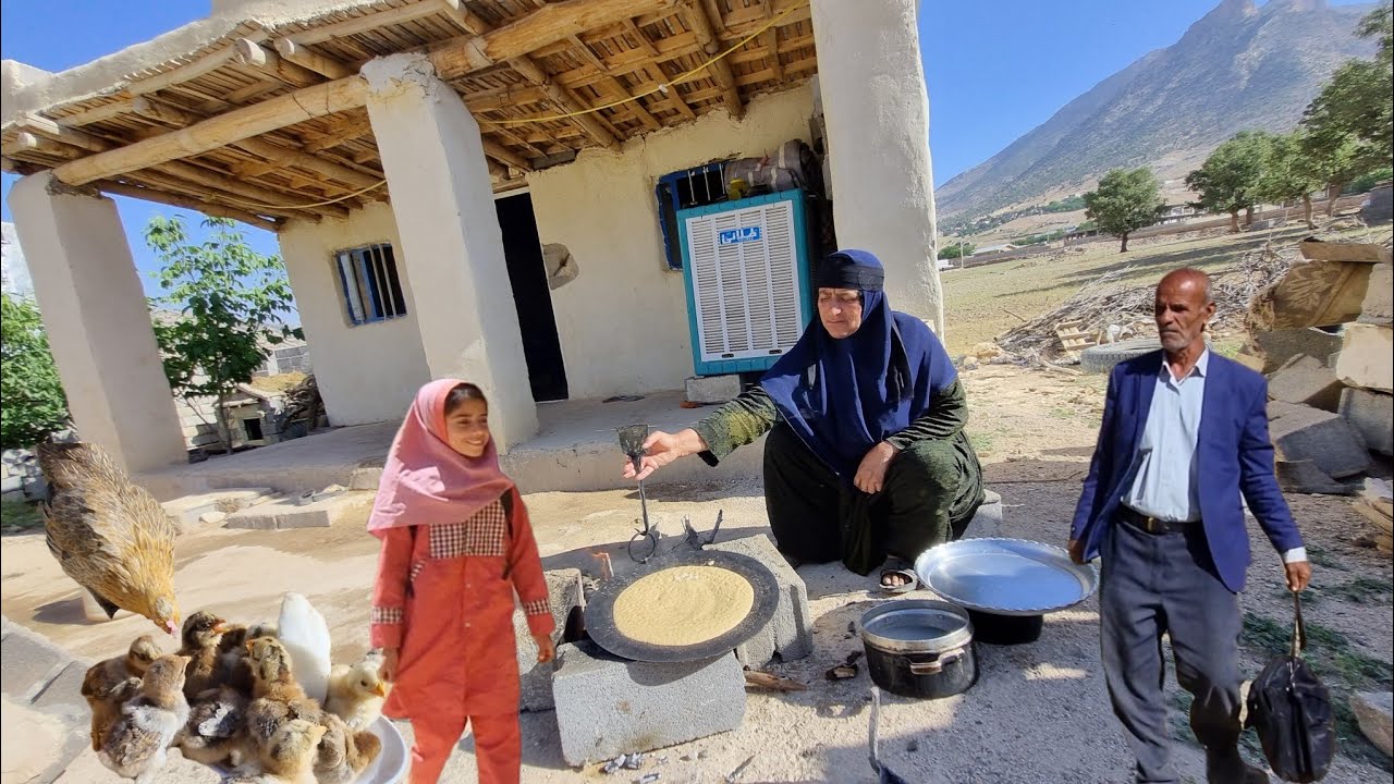 The story of the days when the aroma of grandmother's bread accompanied the girl's steps to school.