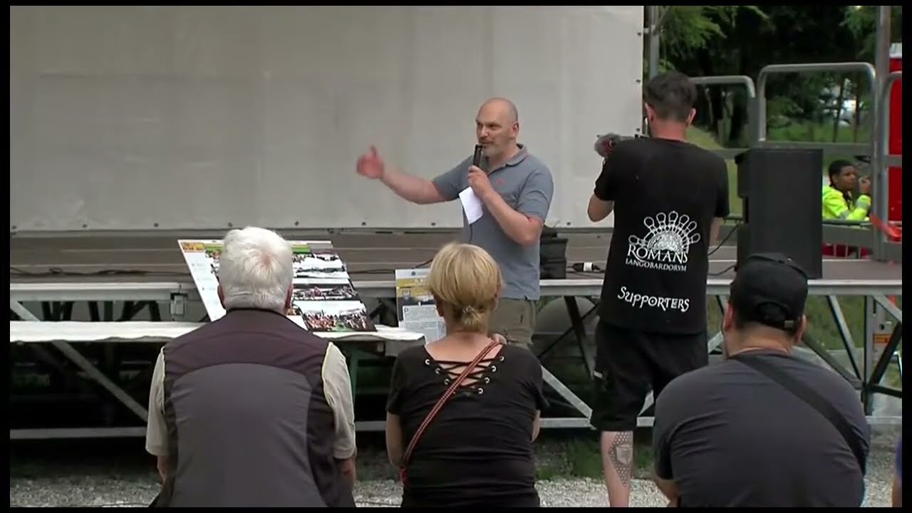 Invicti Lupi - Romans Langobardorum Presentazione di Lucio Pertoldi e premiazioni simposio artistico