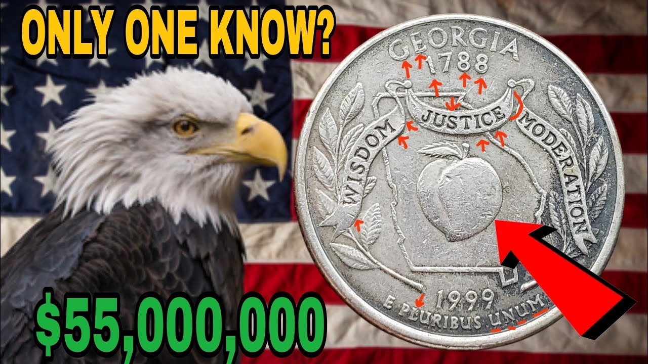 «ТОП-4 редких монет номиналом 25 центов с изображением 50 штатов, стоимостью более 450 000 доллар...