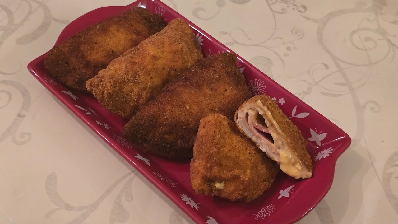Cordon bleu انجح و اسهل طريقة لعمل كوردون بلو  المقرمش والمحشي بالجبن ، ويتحضر في رمشة عين  