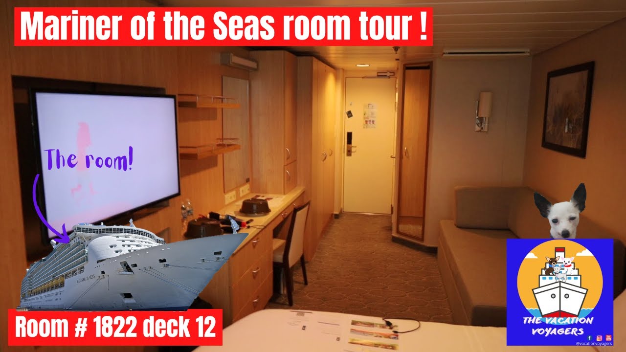 Mariner of the Seas room tour! This is the extra spacious ocean view room deck 12 #1822!