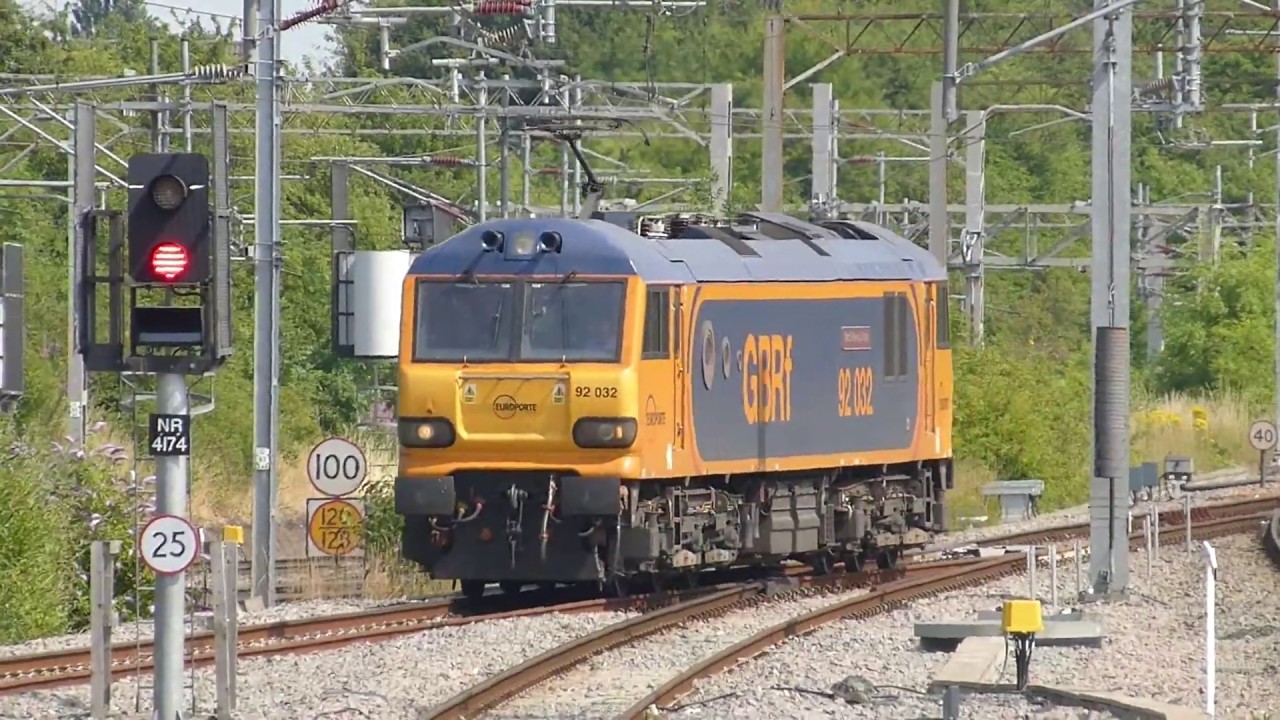Class 92 on the mainline