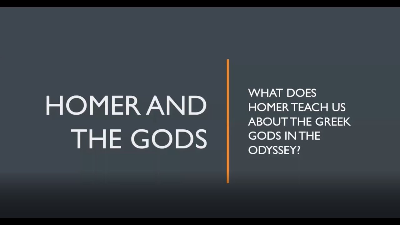 The Nature of the Greek Gods According to Homer