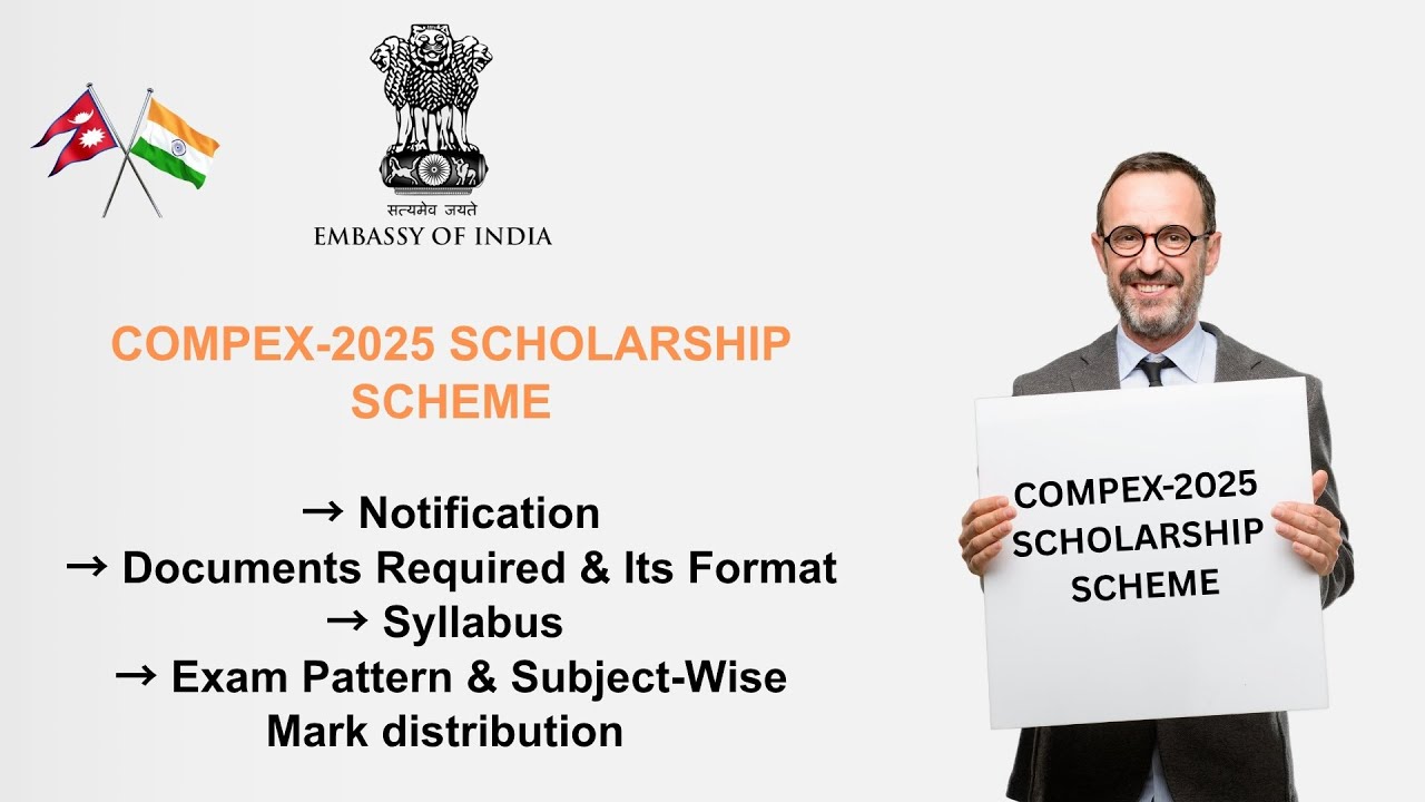 Compex Scholarship Scheme 2025 Syllabus and Document Required | #compex #indianembassy #exam