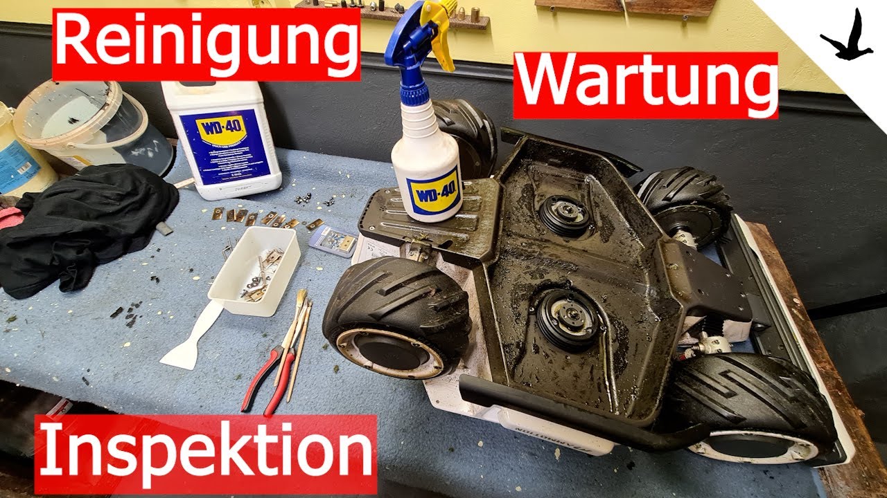 LUBA 1 & 2 Mähroboter Wartung-Reinigung-Messer schärfen✅Für alle Mähroboter anwendbar
