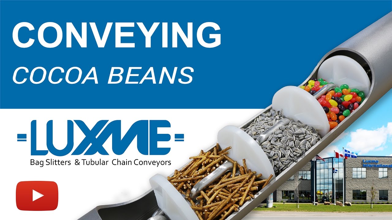 Conveying Food: Cocoa Beans - Drag Conveyors - Sanitary Tubular Conveyors - Food Conveying Systems