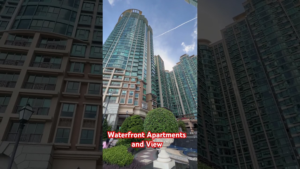 Waterfront Apartments and view #hongkong #waterfront