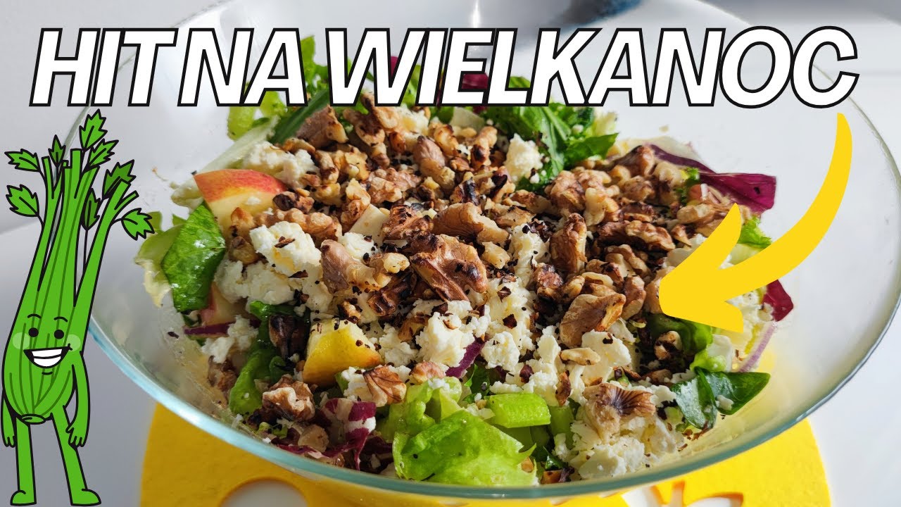 SAŁATKA z SELEREM NACIOWYM, która znika w 5 minut! HIT! CHRUPIĄCA LEKKA🥬✨ POMYSŁ NA ŚNIADANIE ŚWIĘTA