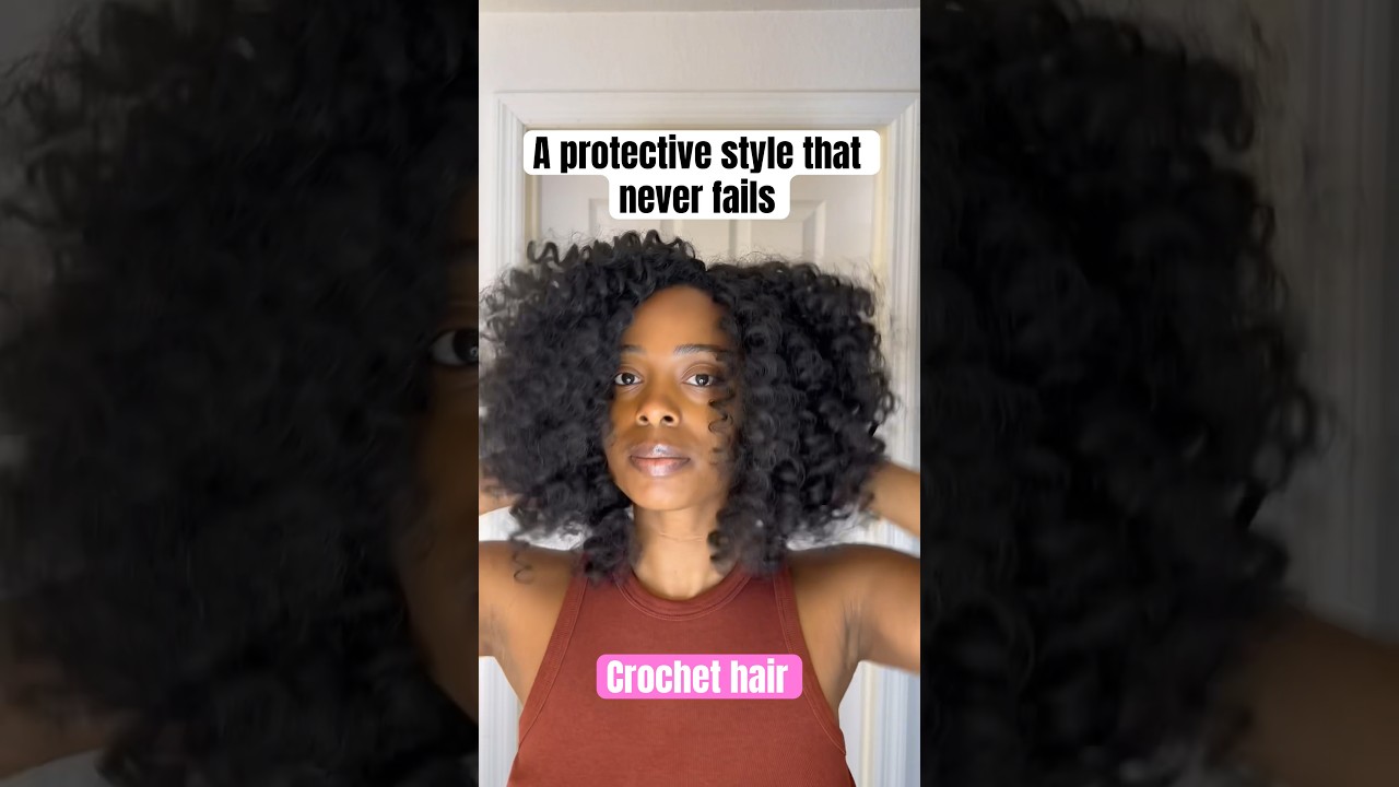 Invisible Part Crochet Method: Perfect Natural Look #naturalhair #protectivestyles #easyhairstyles