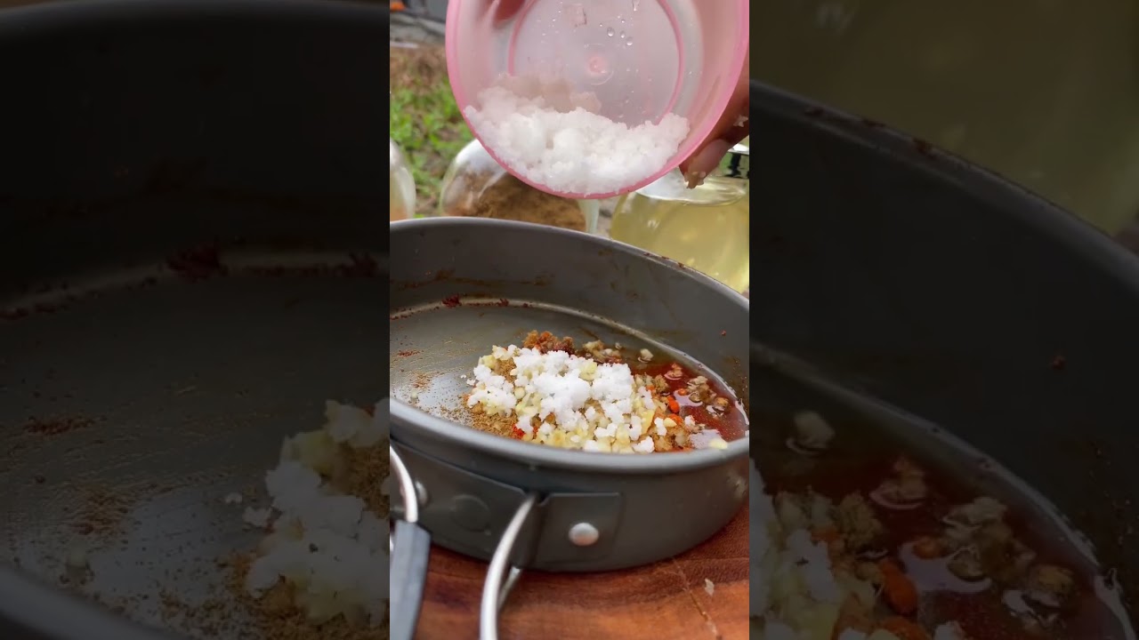 Cooking in the wild #camping #explore #campinglife #travel #adventurecamping #mountaincamping