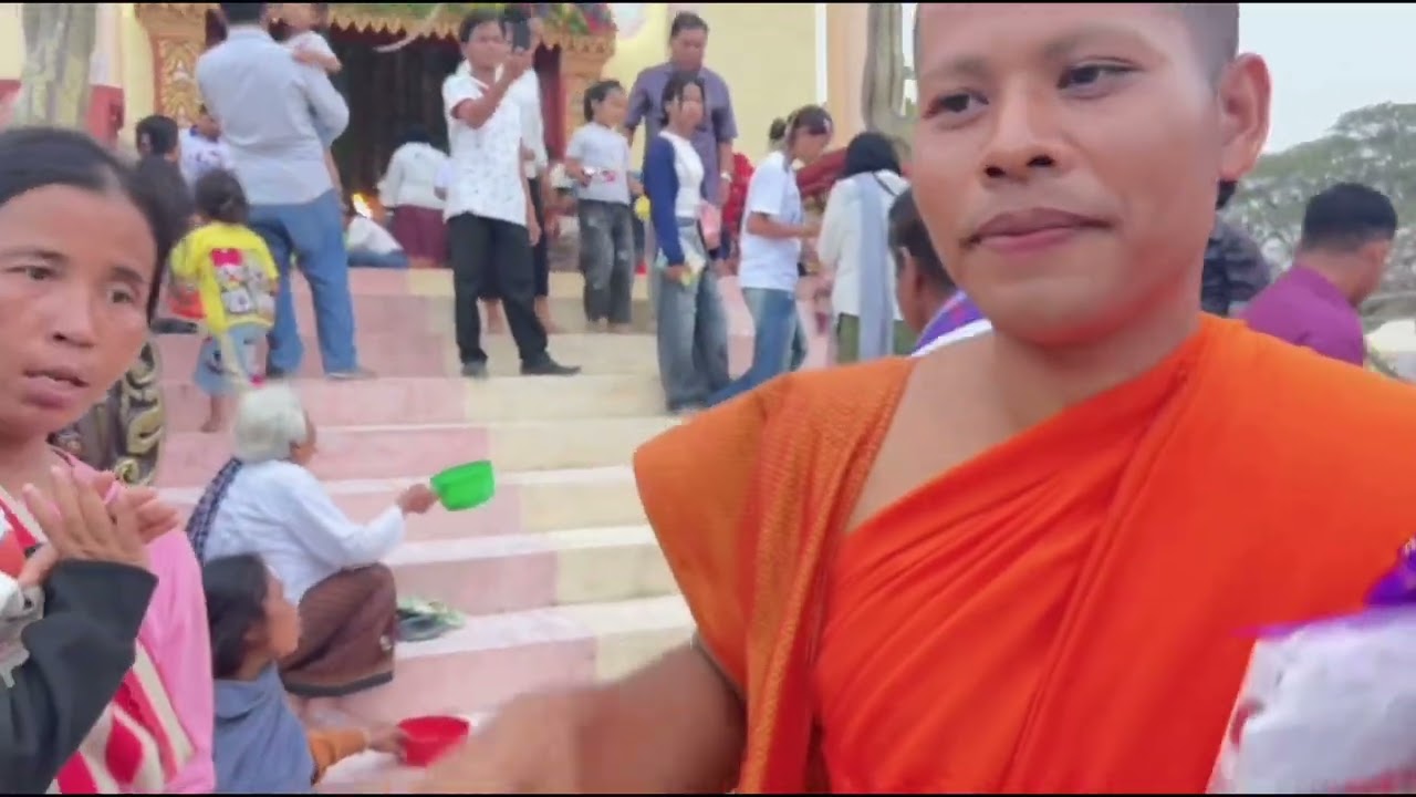 បុណ្យបញ្ចុះខណ្ឌសីមា វត្តទក្ខិណវ័ន ហៅត្រពាំងឱប ខេត្តកំពង់ស្ពឺ 23.02.2026❤️🙏