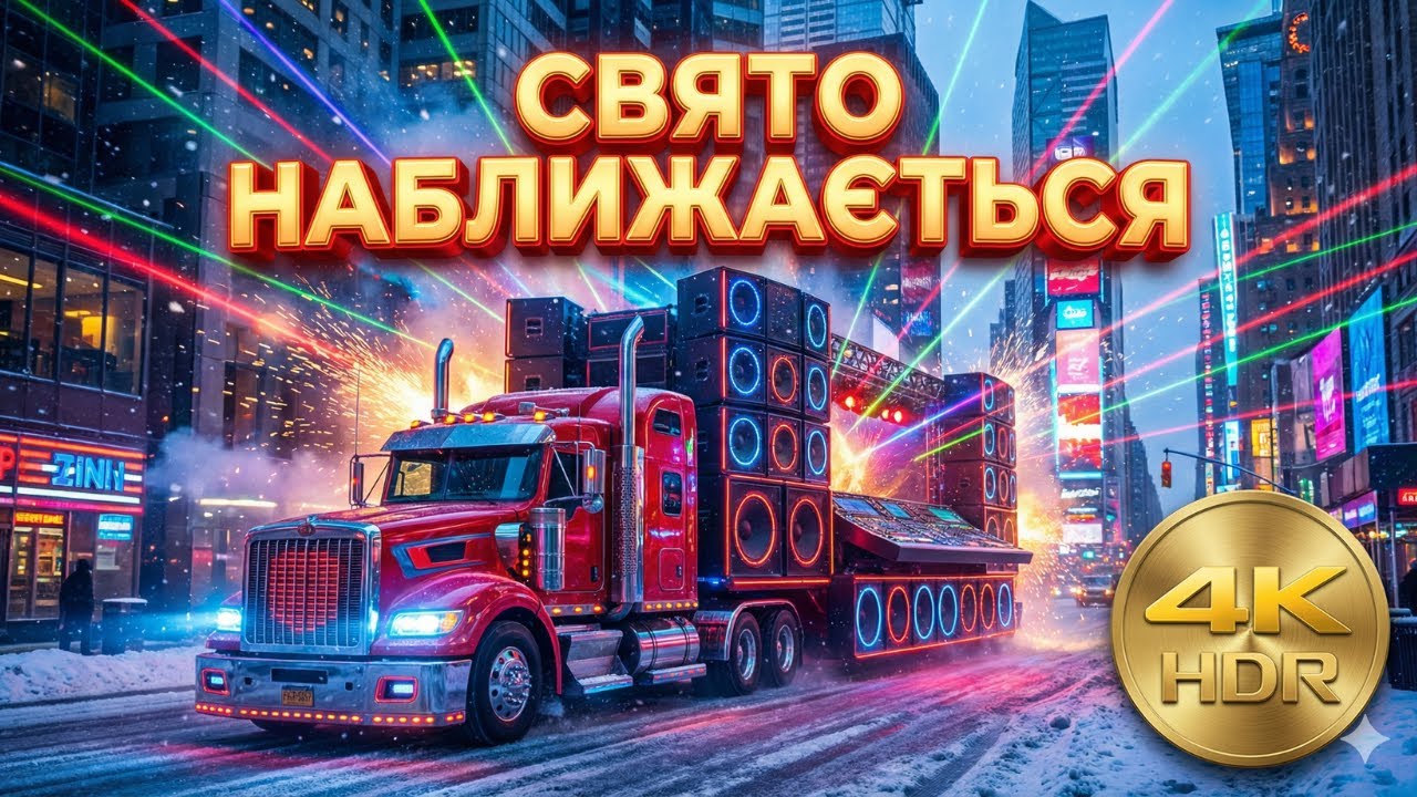 Ukrainian Christmas EDM: Свято Наближається (High Energy Mix) Electronic Dance Remix 2025 ❄️
