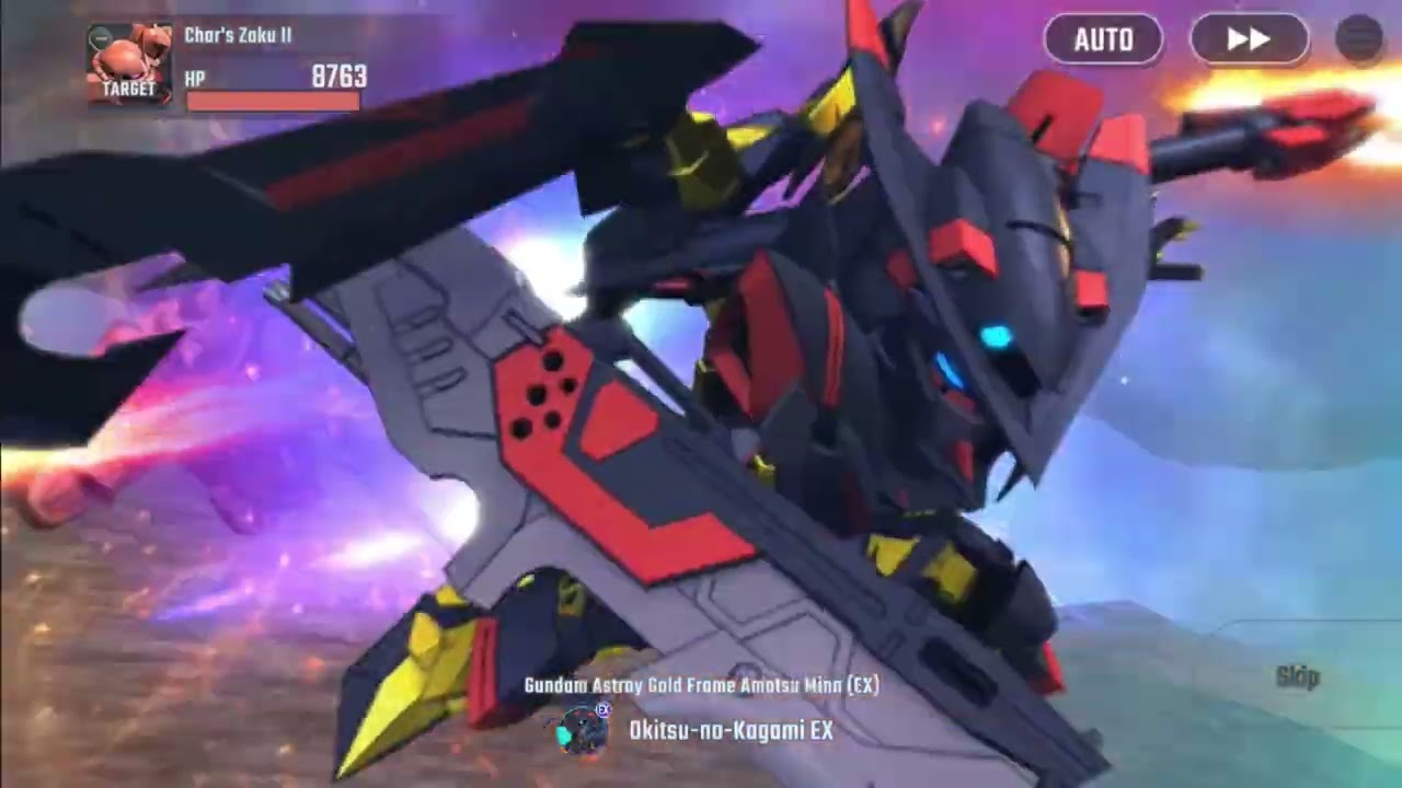 SD Gundam G Generation Eternal ~Gundam Astray Gold Frame Amatsu Mina EX All Attacks~