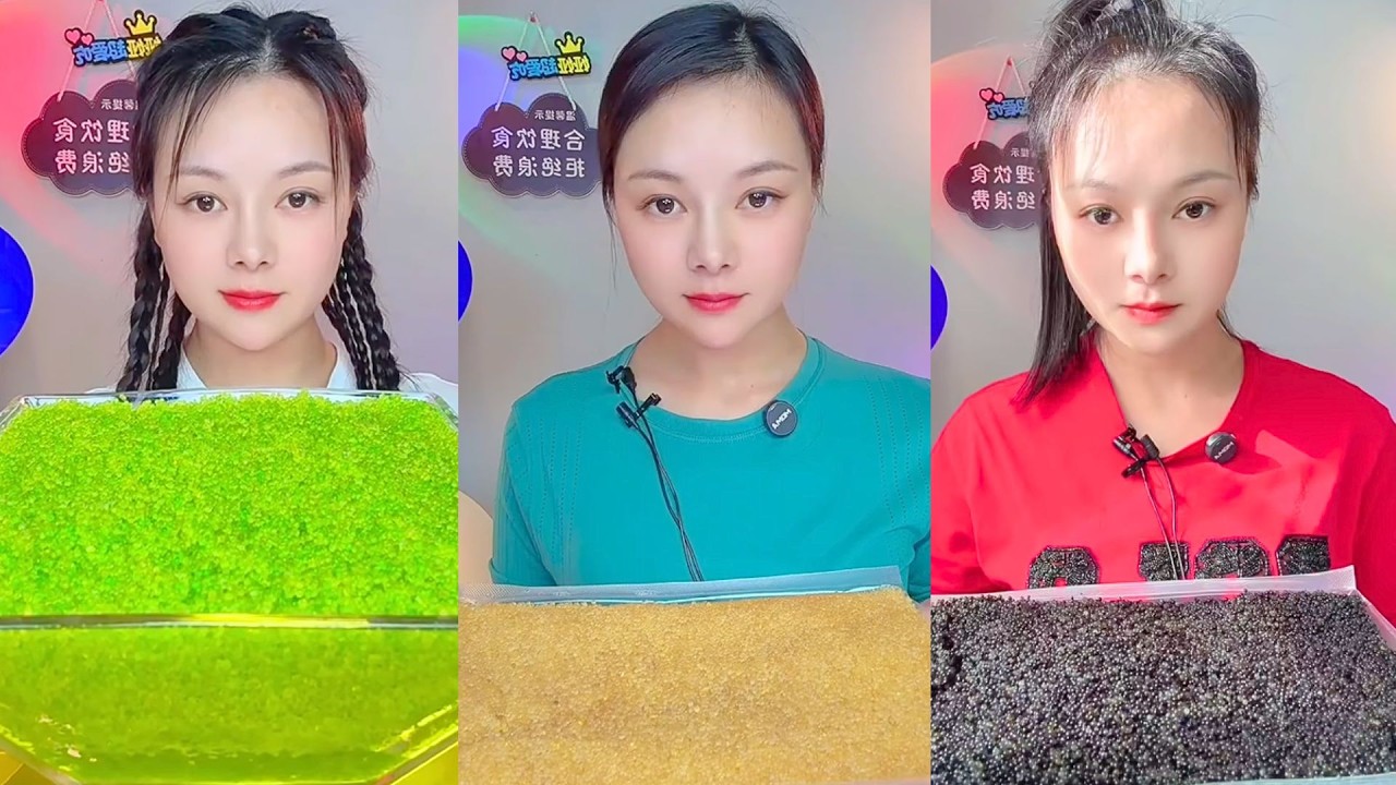 Colorful Fish Roe Eating ASMR | Soft Crunch Seafood Mukbang Colorful #81