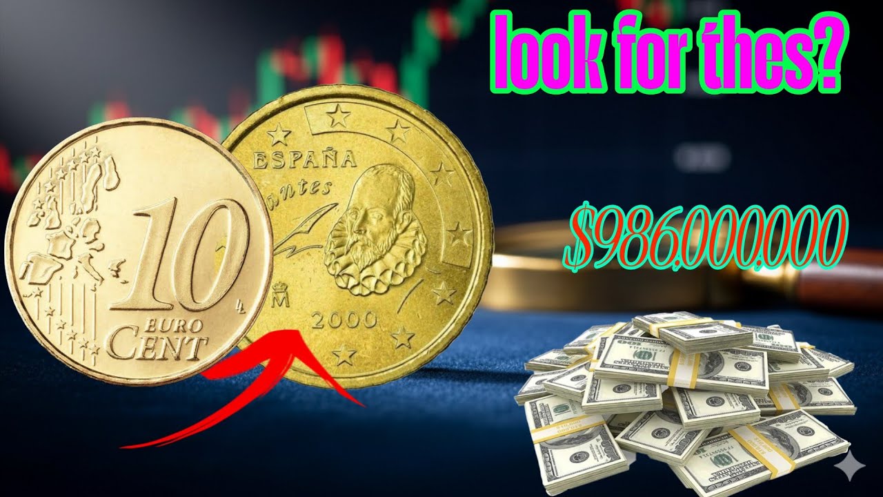 RARE Spain 10 Cent 2000 - 245.000.000