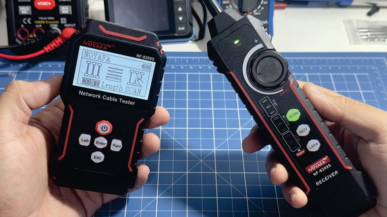 Noyafa NF-8209S - Testador de Cabos de Rede