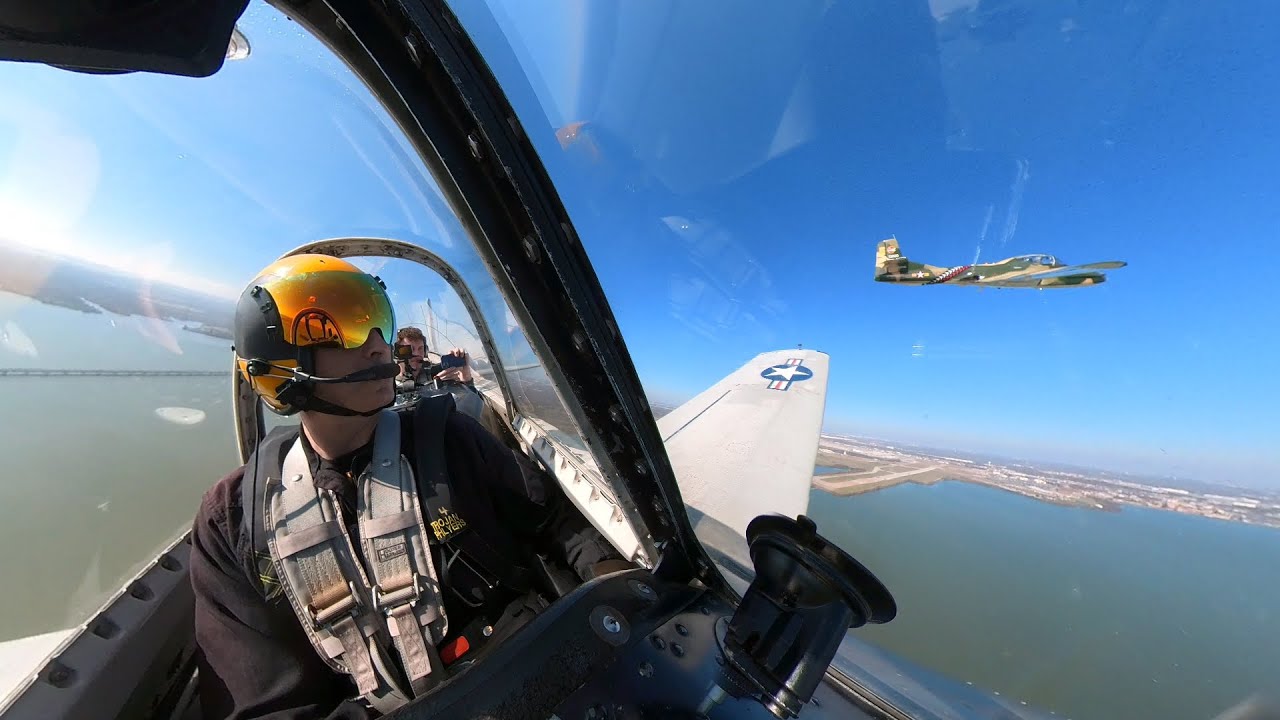 T-37 and T-28 Formation Aerobatics