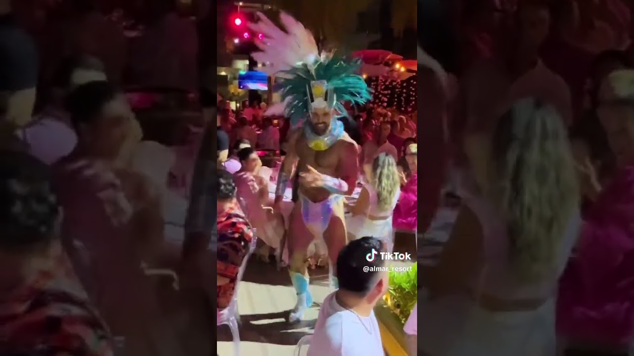 LGBT PRIDE Parades: 2025: Puerto Vallarta, Mexico PRIDE: Dancer Emirajzner performing @ PINK  PARTY🩷