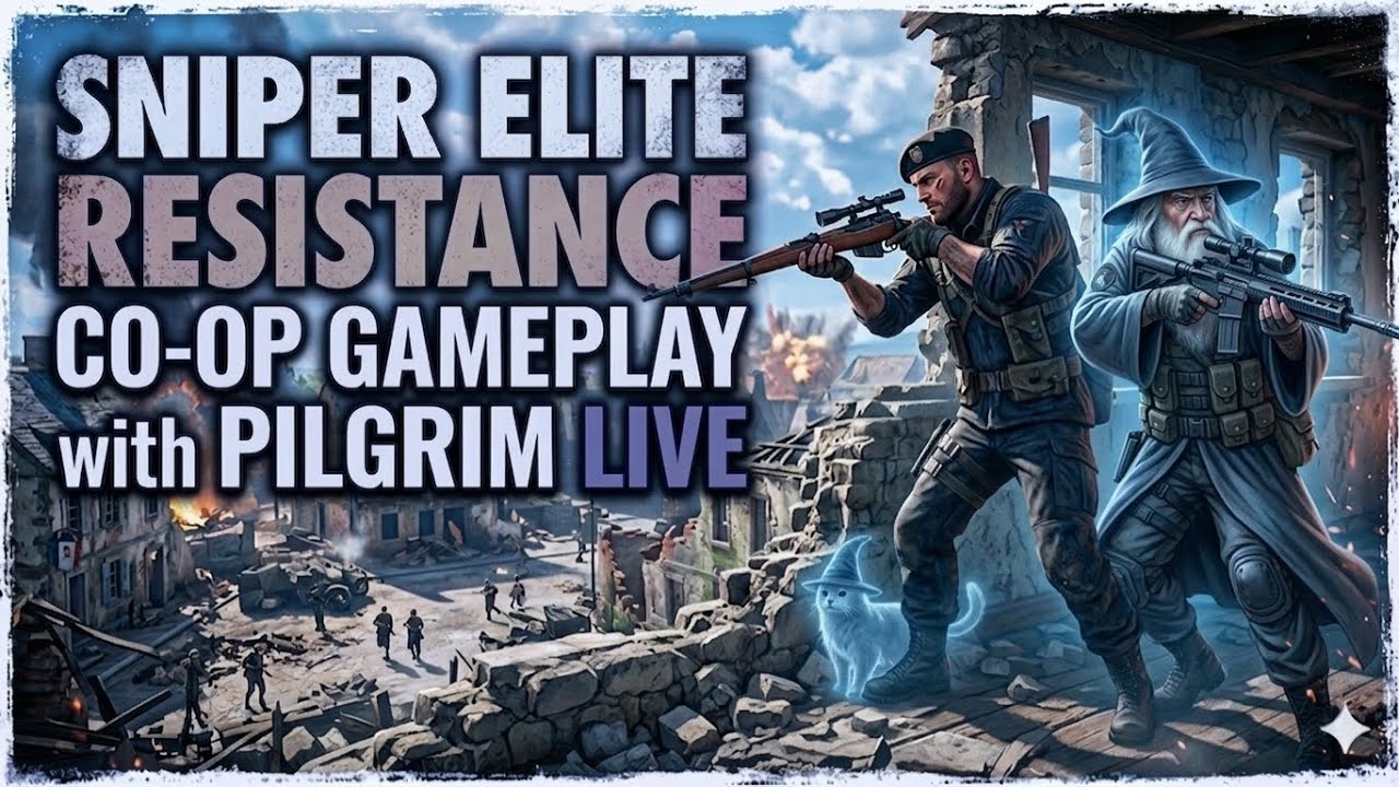 Sniper Elite Resistance Coop Gameplay with @pilgrimgrey4191