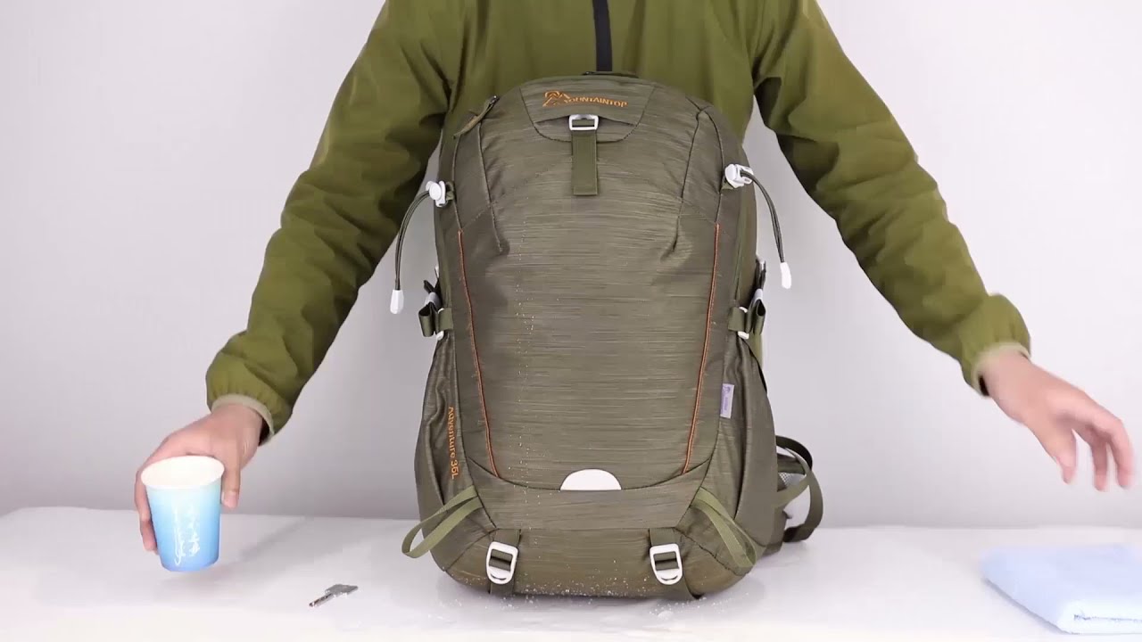 MOUNTAINTOP 35L Hiking, Camping, Travel Backpack with rain Cover