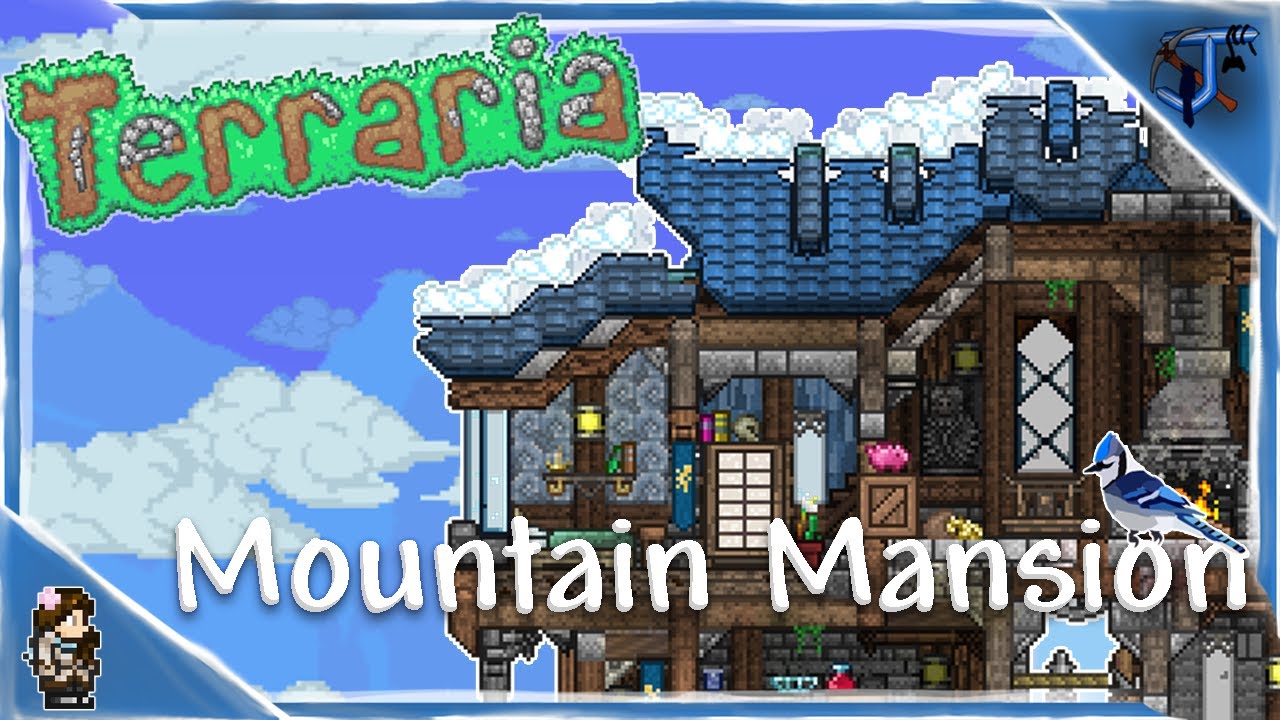 Mountain Mansion | Terraria Speed Build