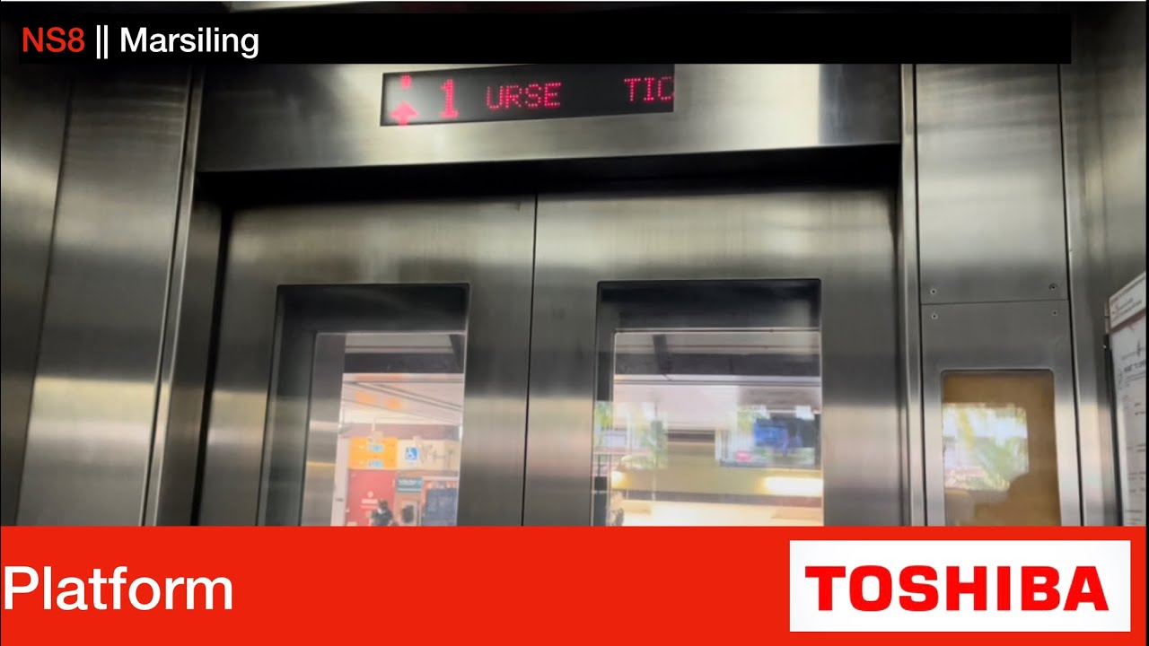 Marsiling MRT Station || Toshiba Elevator (Platform)