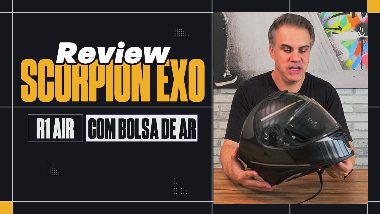 O capacete que surpreendeu muita gente, Scorpion EXO R1 Air — Vale a pena? Review completo