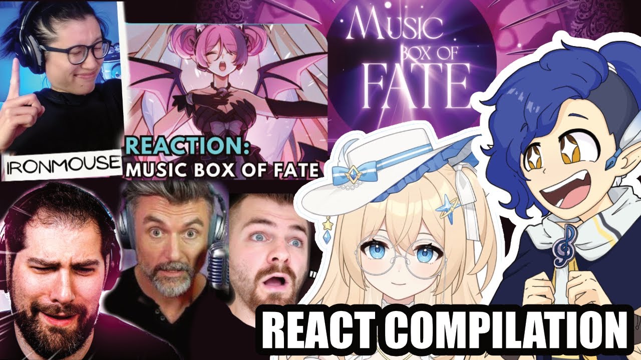 We WROTE Ironmouse's Music Box of Fate- REACTING to YouTuber's reactions!