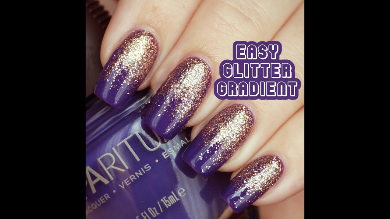 Lucy's Stash - Glitter Gradient Nail Art tutorial