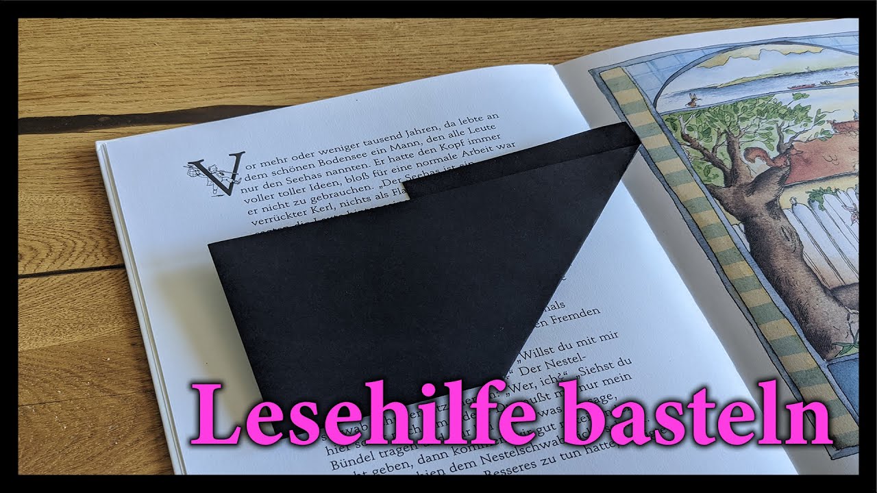Wir basteln eine Lesehilfe