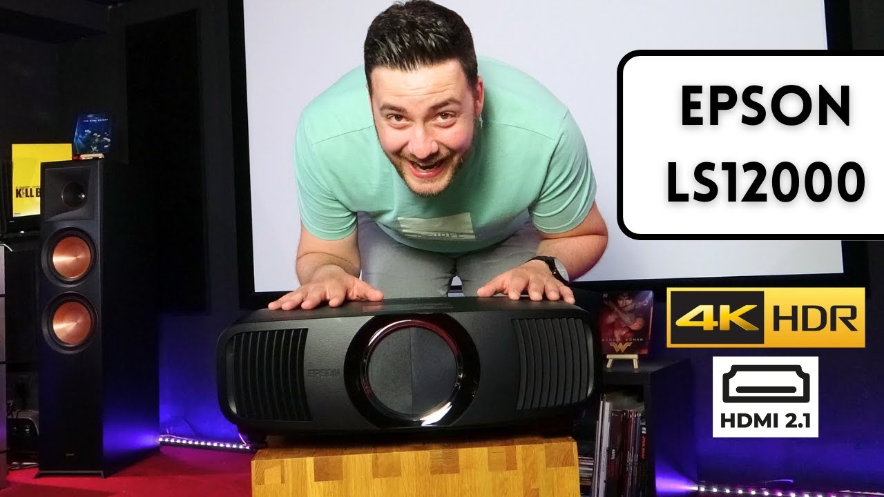 TEST du VIDÉOPROJECTEUR home-cinéma EPSON LS12000 - LASER 4K, HDR, 2700 lumens & HDMI 2 1 !
