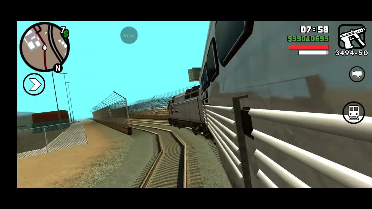 Train ride as a passenger  from Sanfiero to Los Santos 