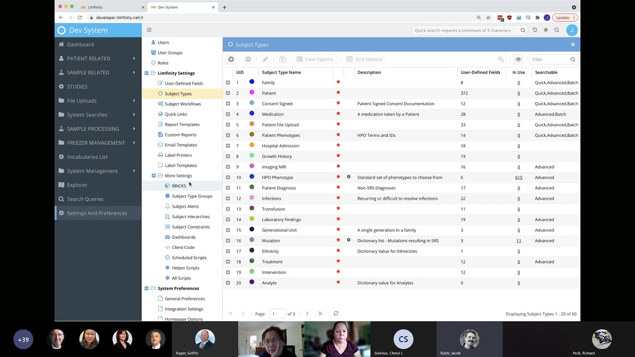 Limfinity Developers Webinar - April 2021