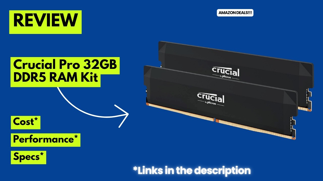 Crucial Pro 32GB DDR5 6000MHz Review 2026 | Best CL36 RAM for Gaming & Ryzen 9000 / Intel 13th Gen?