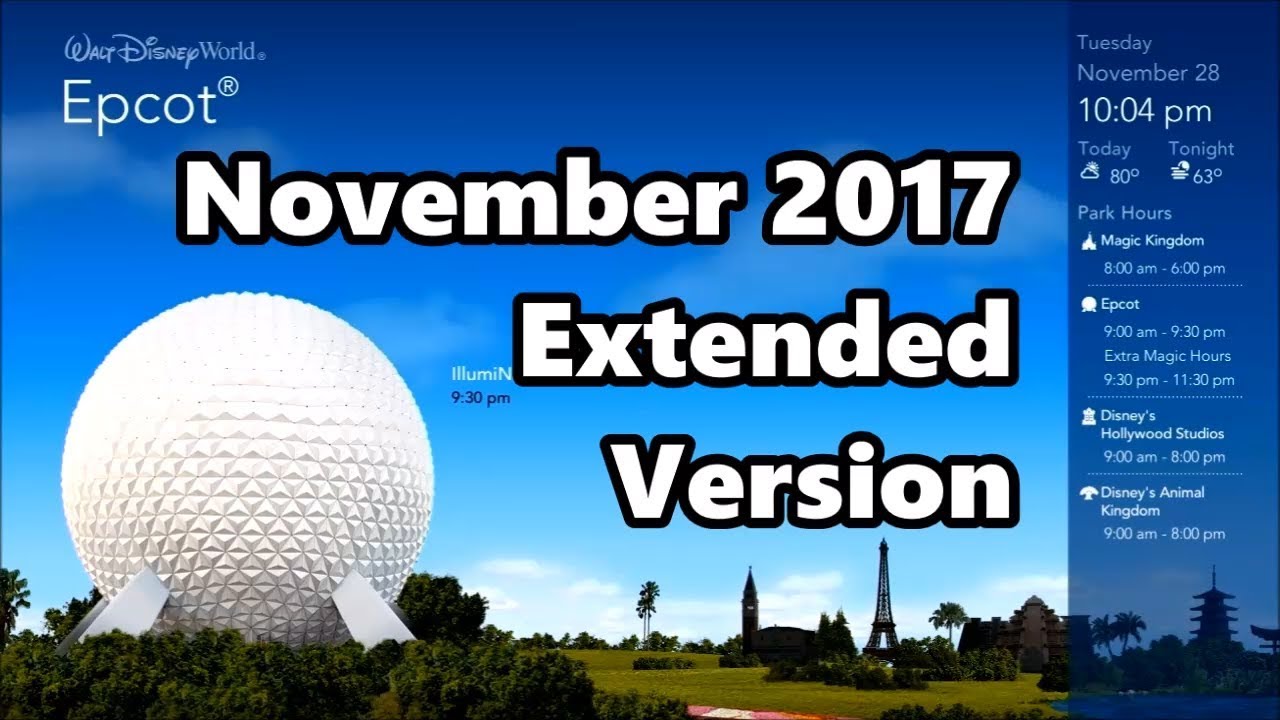 WDW Today November 2017 | Extended Version - HQ Audio | Walt Disney World Information Channel