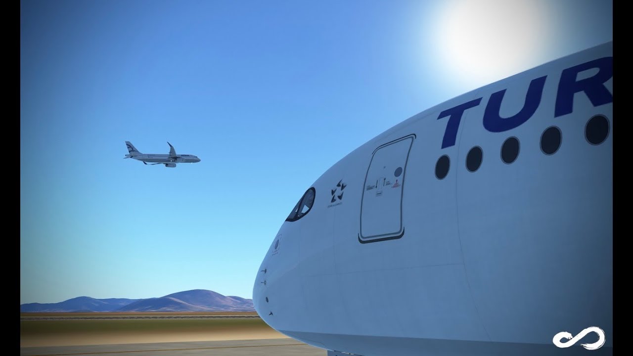 Infinite Flight A350 Turkish Airlines - Athens to Istanbul