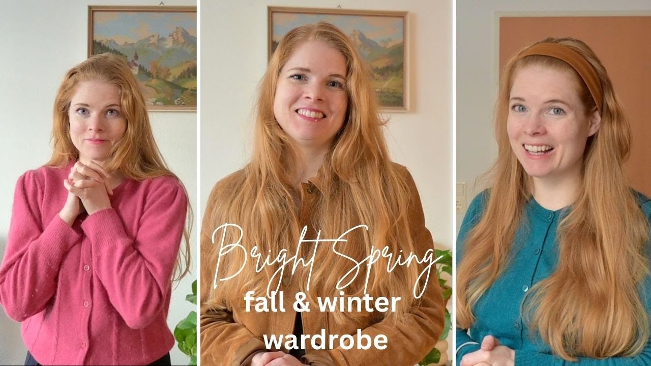 A Bright Spring Fall & Winter Wardrobe (Minimal Closet + Outfit Ideas)