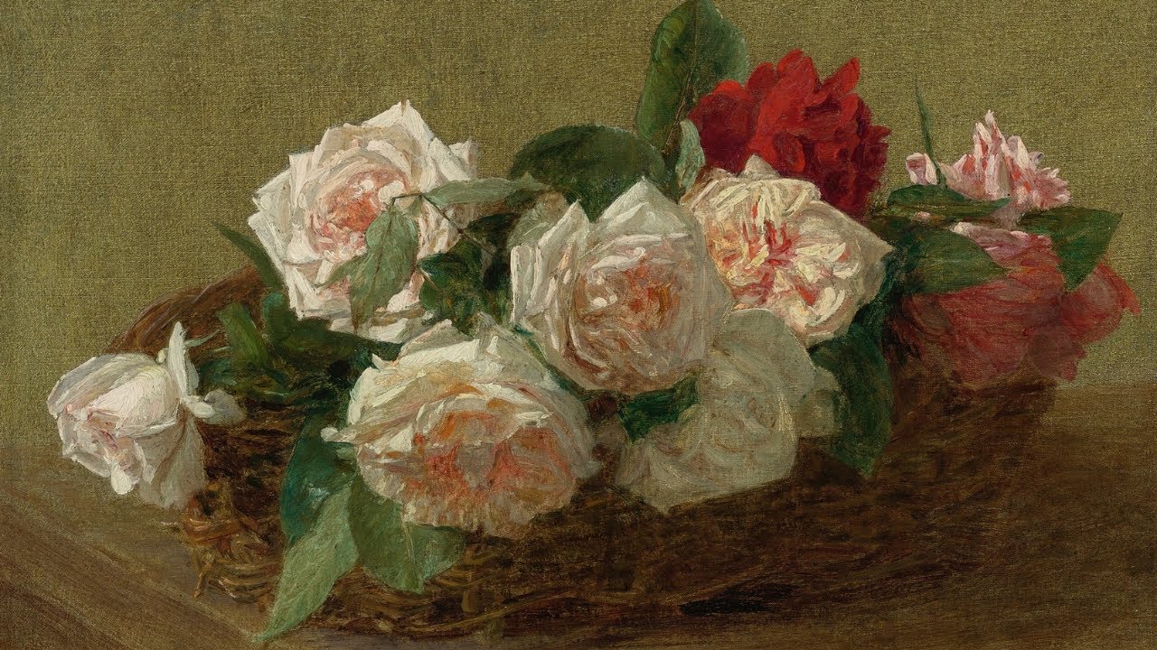 4Hour Screensaver | Beauty That Lasts Forever | Why Fantin-Latour's Roses Never Fade