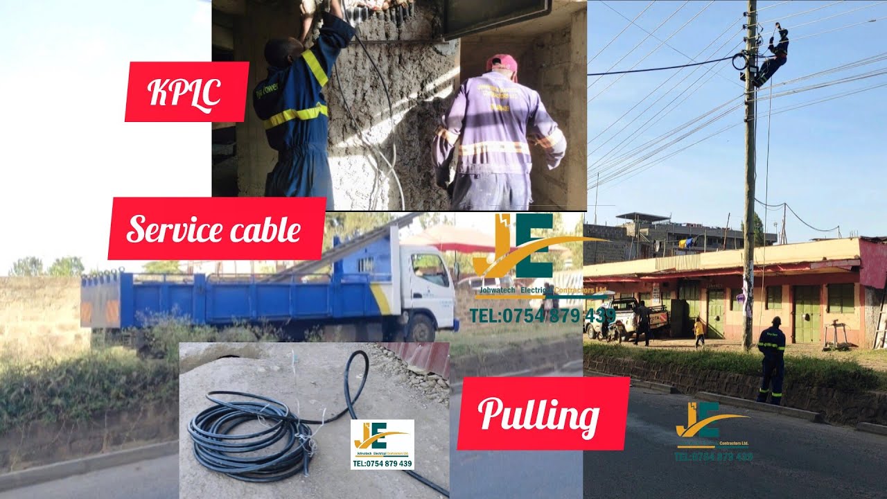 KPLC service cable pulling