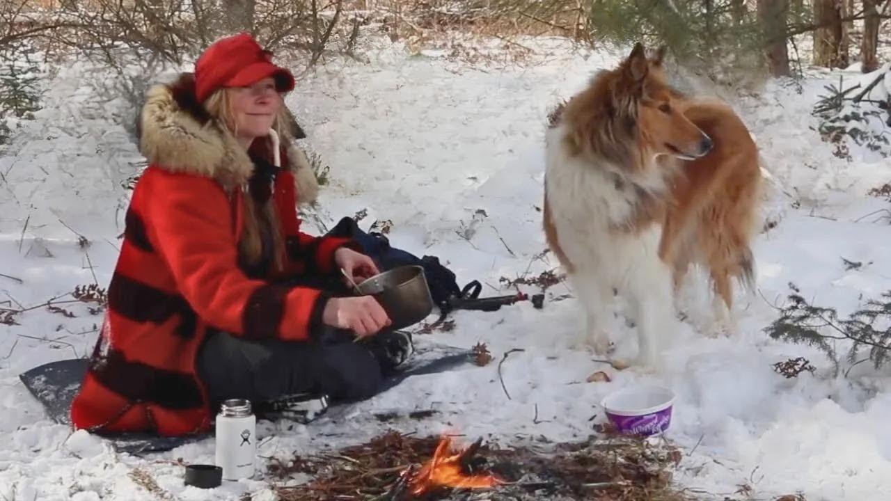 12 años acampando con mi perro