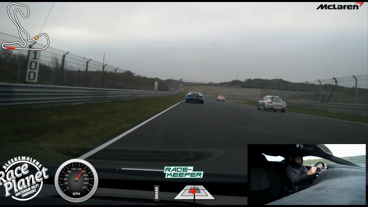 Raceplanet experience McLaren 234km/h onboard Zandvoort 29-11-2020
