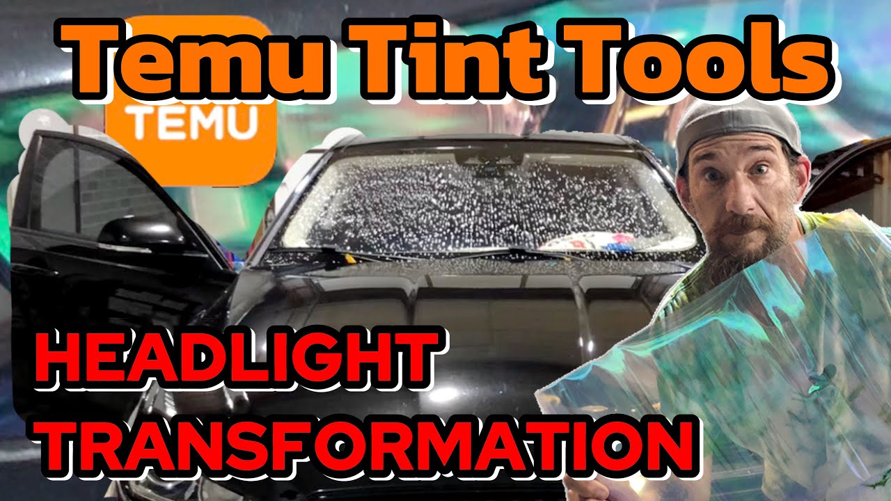 Тонировка люка и фар с использованием продукции TEMU!! Что может пойти не так?! #jaguar