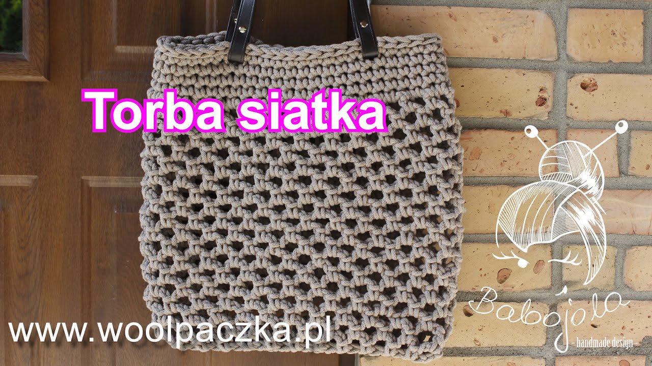 Wyjściowa siatka/torba. Jak robić.