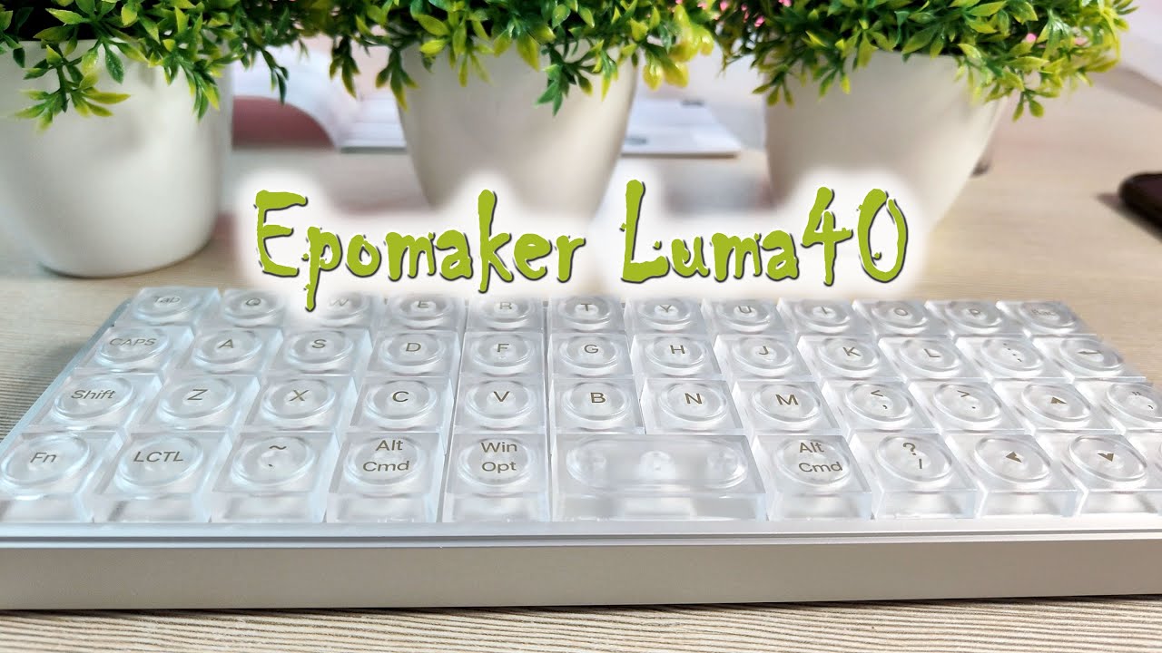 Самая маленькая клавиатура. Epomaker Luma40
