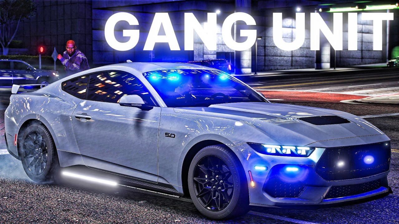 GTA 5 Mods: GANG UNIT FRIDAY MUSTANG | LSPDFR Realism