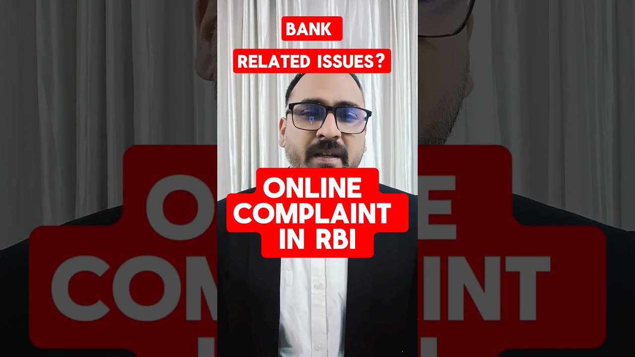 Bank related issues? Do online complaints in RBI. #shorts #bank #issues #complaint in #RBI #india