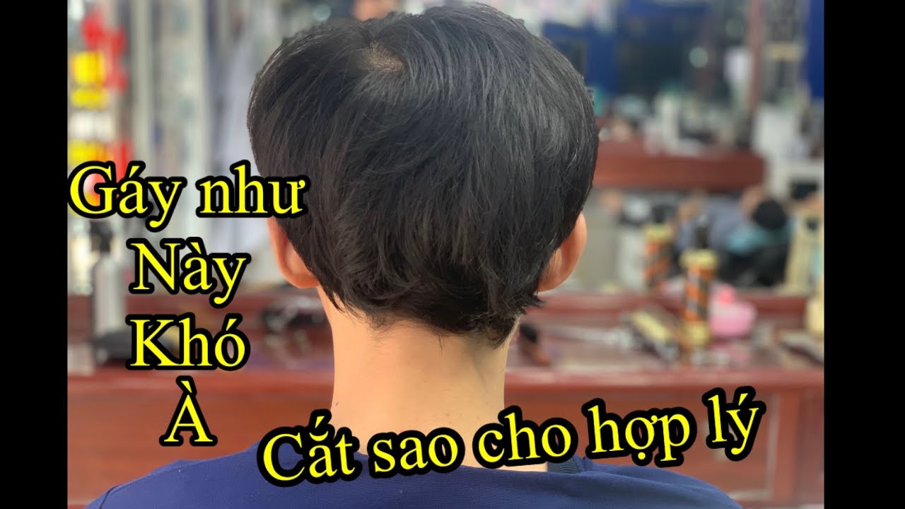 Cắt Kiểu LAYER & cách Xử Lý Sau Gáy Chi Tiết,Khiêm Tóc Nam